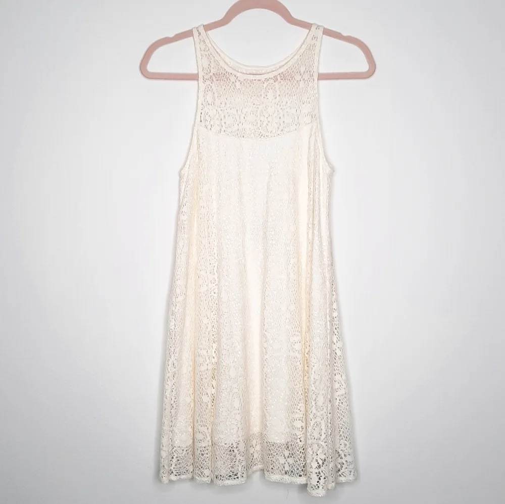 Free People Ivory Endless Leave Dress XS